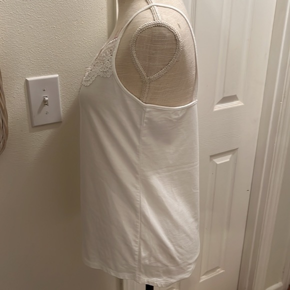 LOFT lace and cotton top - Picture 2 of 6